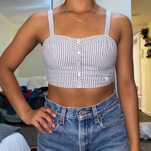 Abercrombie size large crop top